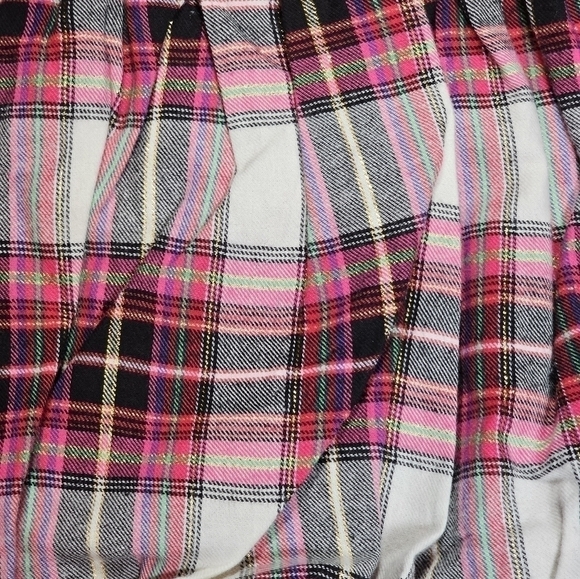 First Impressions Kids Midi Dress Plaid Check Puffer Sleeve Red 12M - Picture 10 of 15